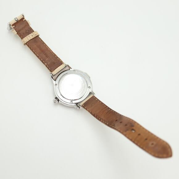 Swiss Legend South Beach MOP Watch 36mm Silver Tone White Leather w New Battery main image 5